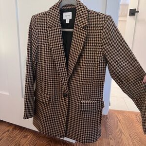 Nine Wesr Houndstooth Blazer